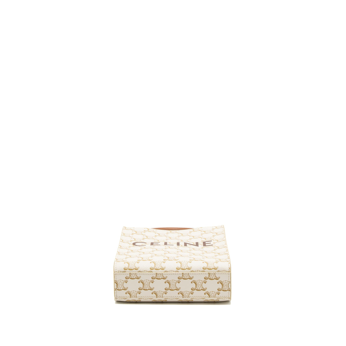 Celine Mini Vertical Caban Triomphe Canvas/Calfskin GHW