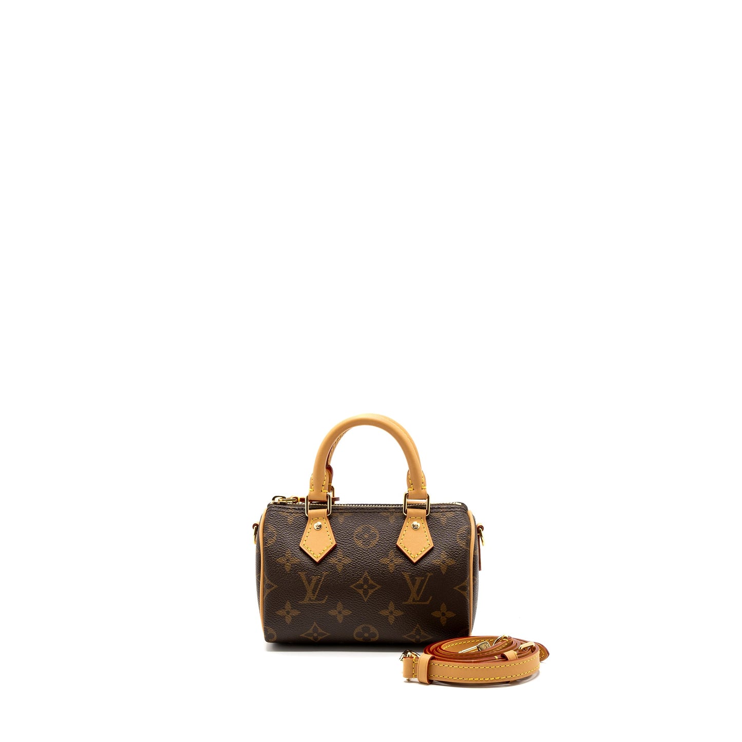 Louis Vuitton Nano Speedy Monogram Canvas GHW