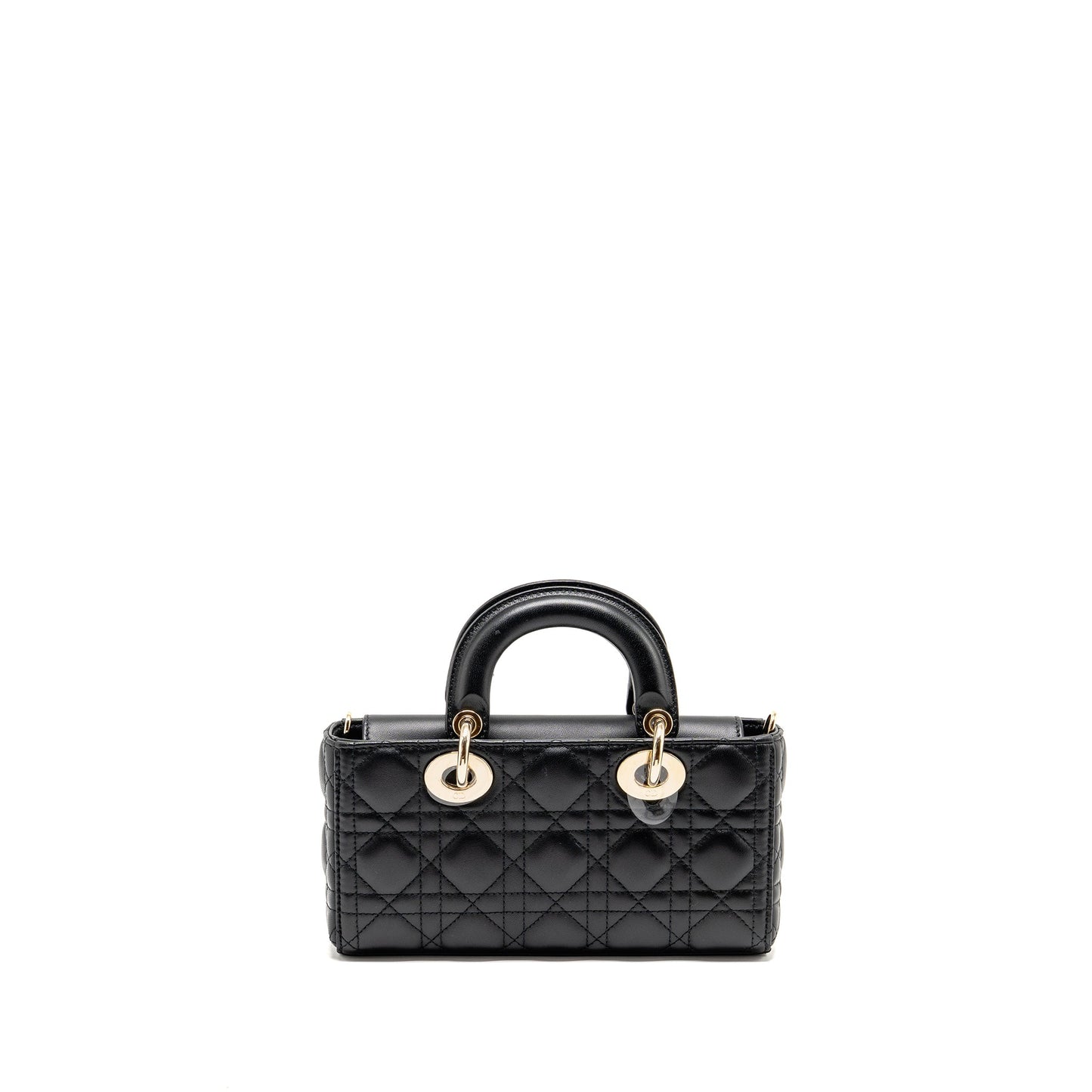 Dior Small Lady D-Joy Bag Cannage Lambskin Black LGHW
