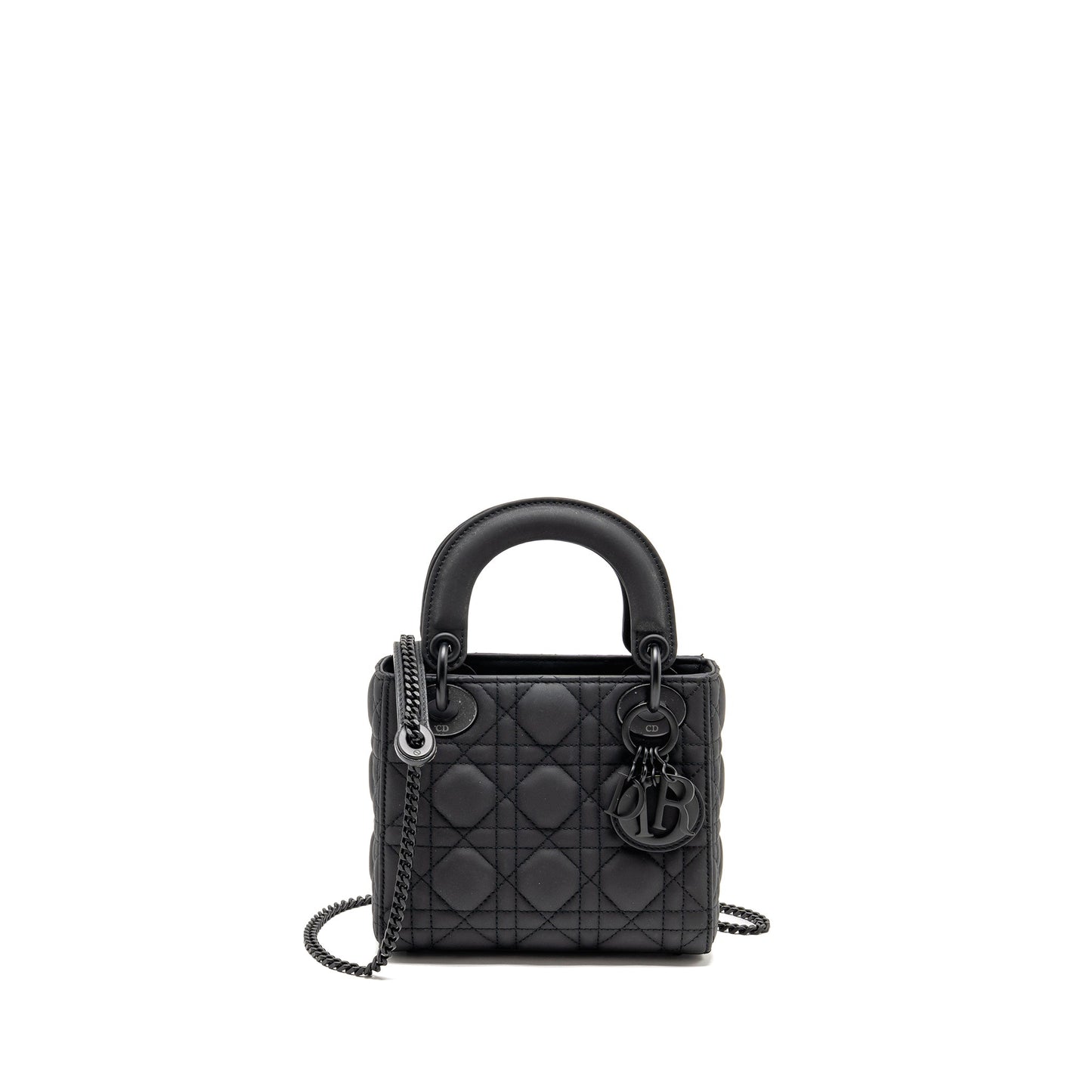 DIOR Mini Lady Dior Calfskin So Black