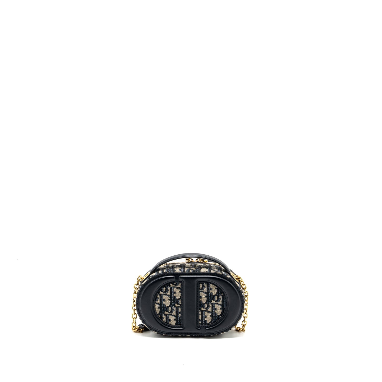 Dior CD Signature Oval Camera Vag dior oblique jacquard blue GHW