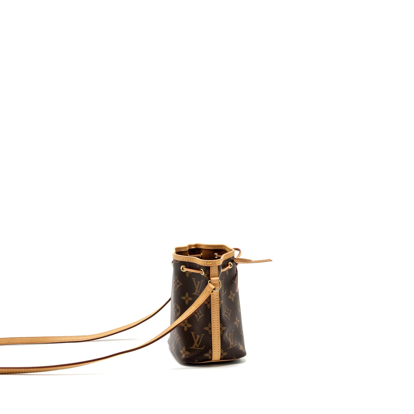Louis Vuitton nano noe monogram canvas GHW