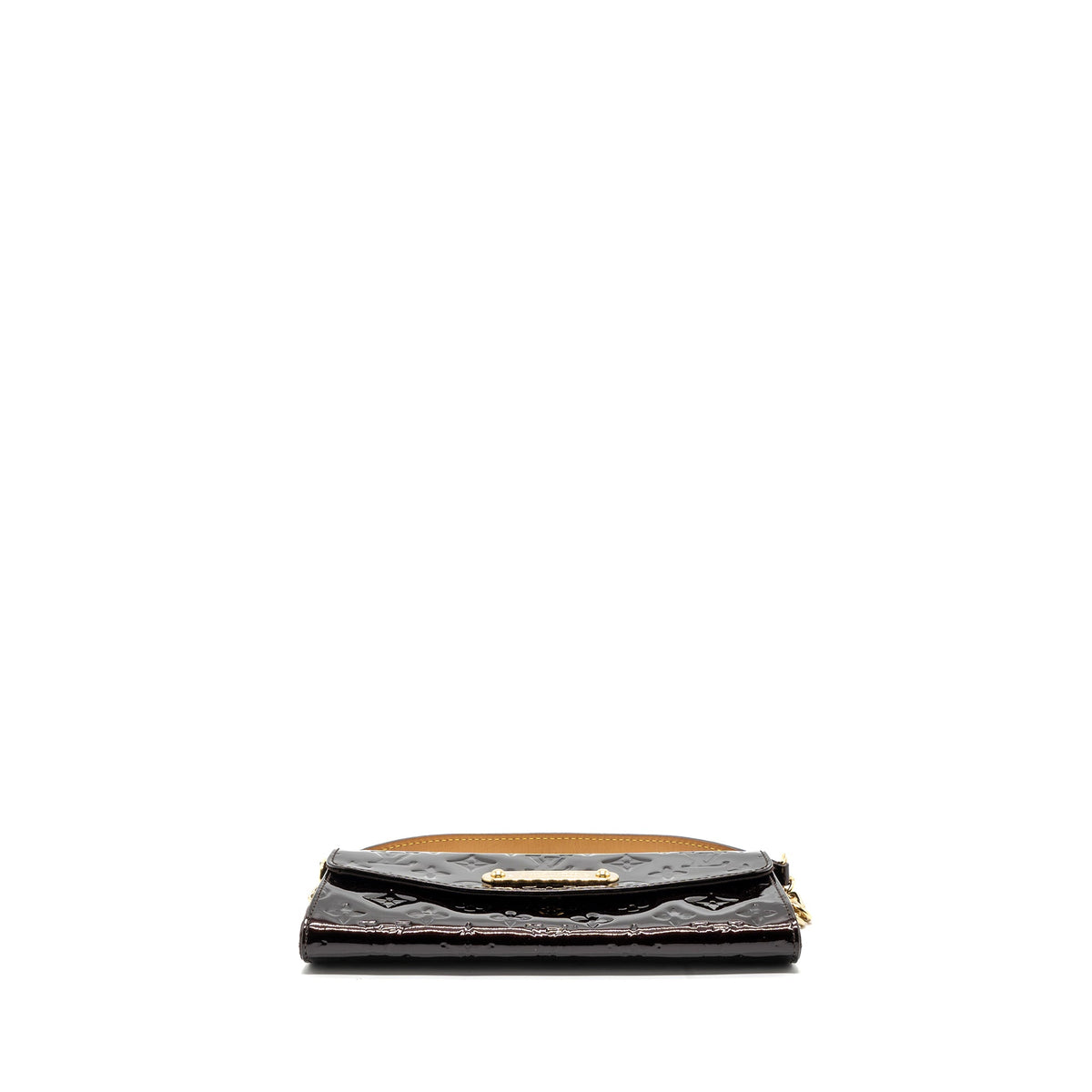Louis Vuitton vintage sunset boulevard clutch monogram/patent Red GHW