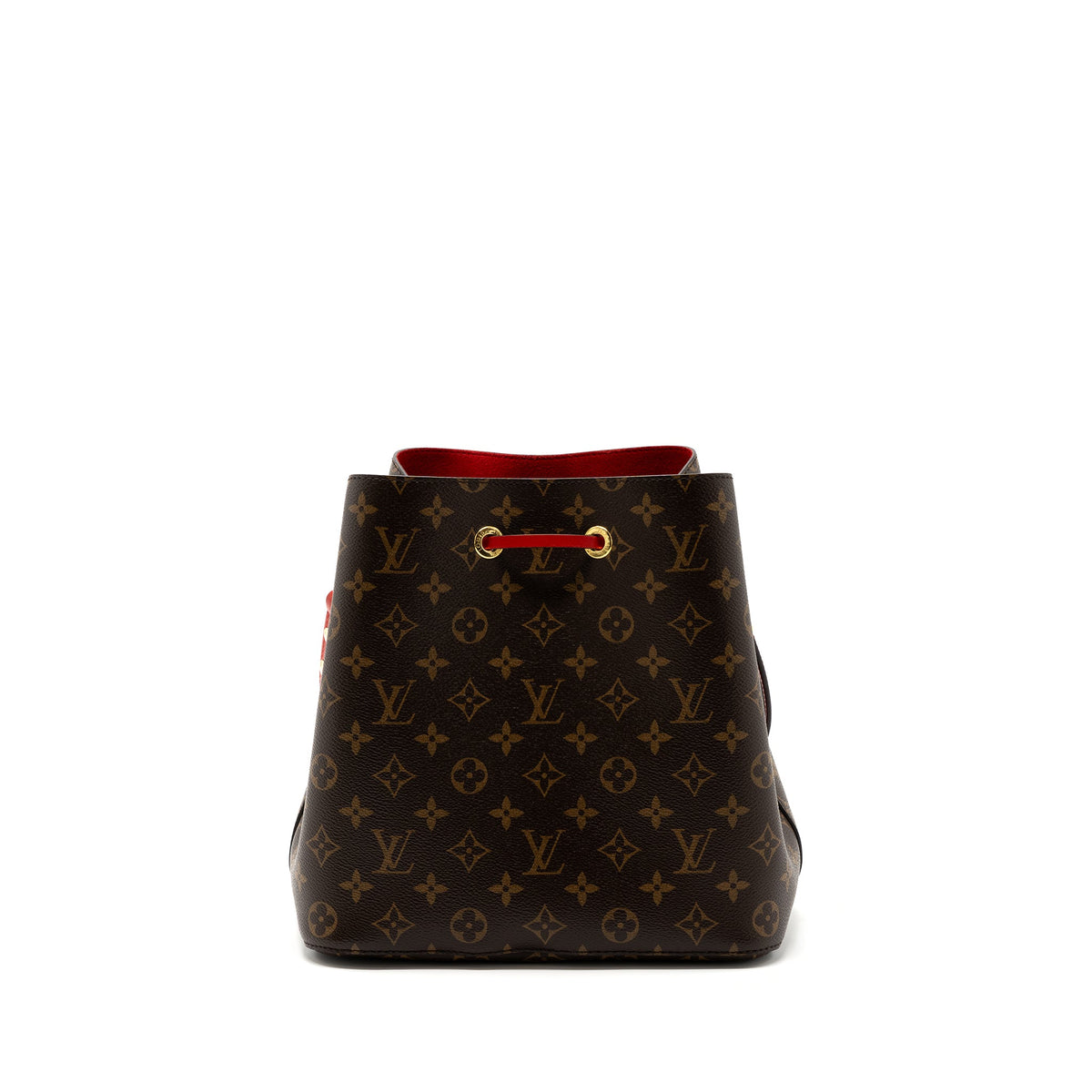 Louis Vuitton neonoe monogram canvas / red GHW
