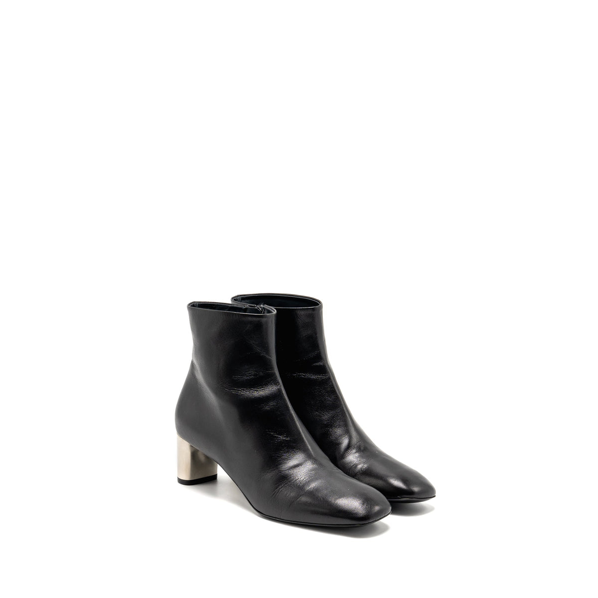 Celine Size 39 zipped boot leather black