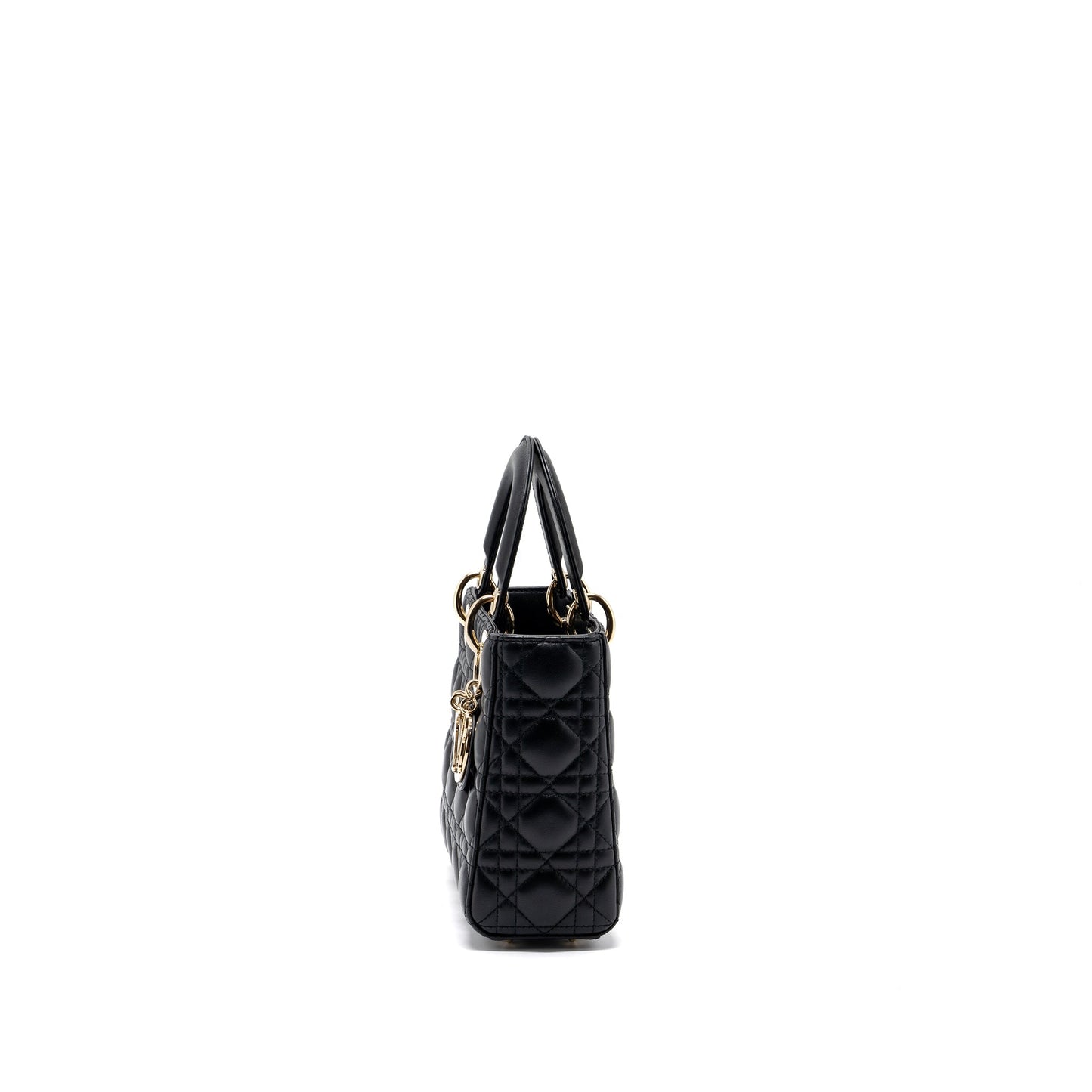 Dior My ABC Dior Small Lady Dior Bag Lambskin Black LGHW
