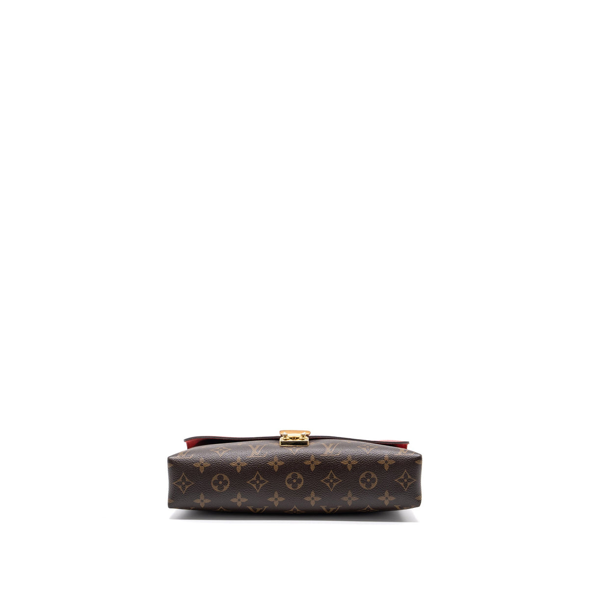 Louis Vuitton Pallas chain bag monogram canvas / calfskin red GHW