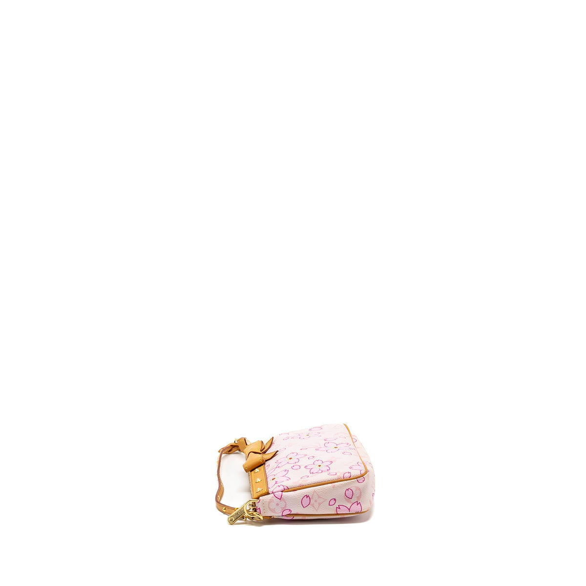 Louis Vuitton pochette accessories Murakami cherry blossom Pink GHW