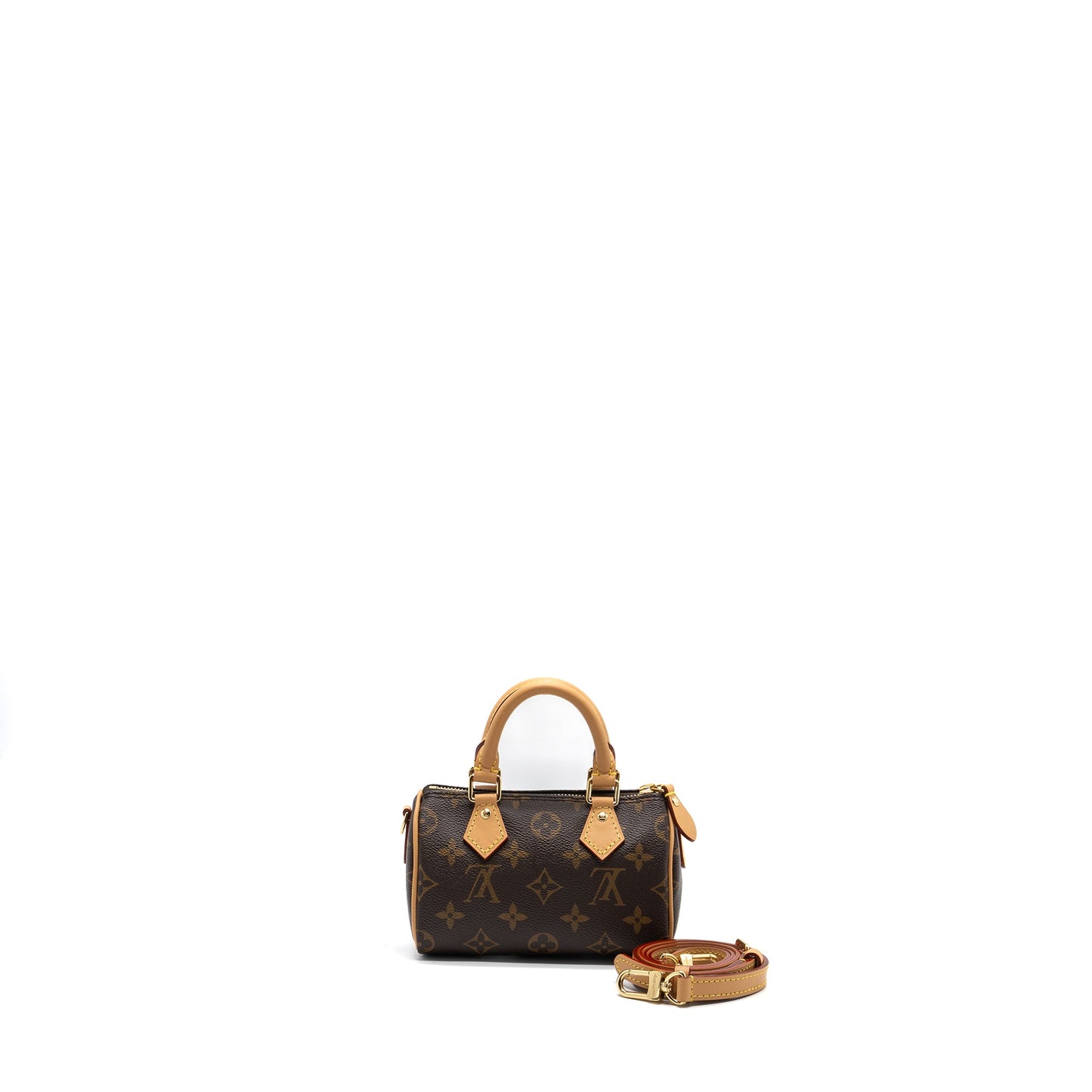 Louis Vuitton Nano Speedy Monogram Canvas GHW