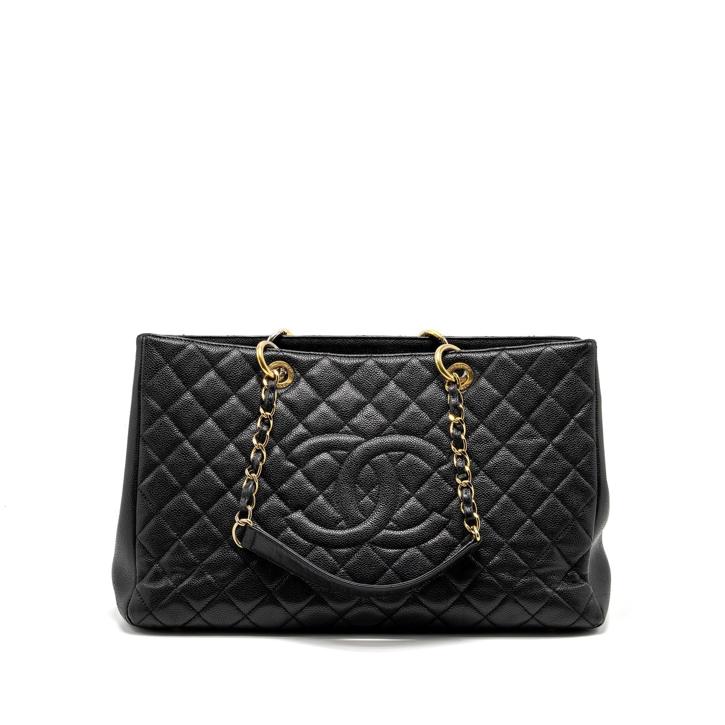 Chanel Grand Shopping Tote Bag XL Caviar Black GHW