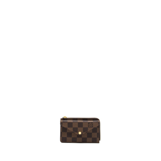 Louis Vuitton Card Holder Recto Verso Damier Ebene/ Red GHW (New Version)
