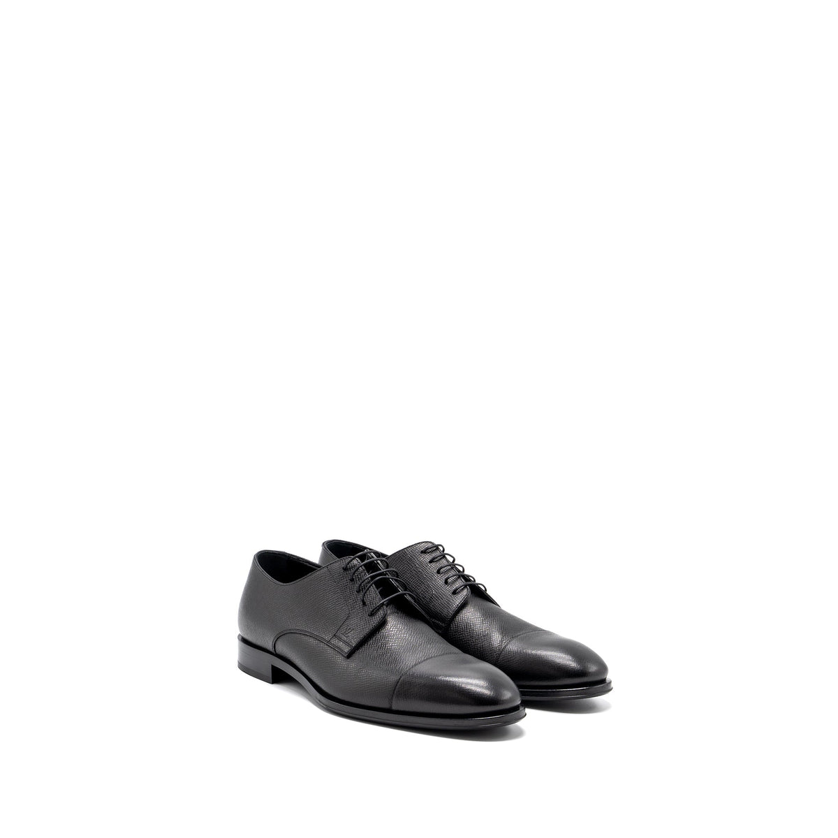 Louis Vuitton size 7.5 Derby Calfskin Black