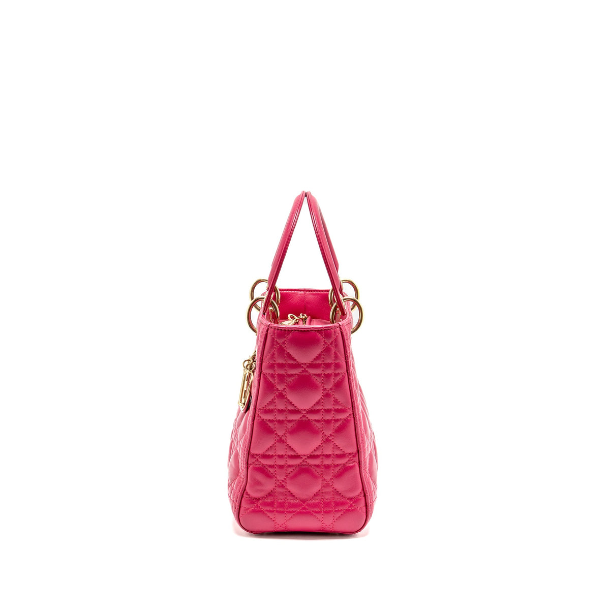Dior Medium Lady Dior Lambskin Pink GHW