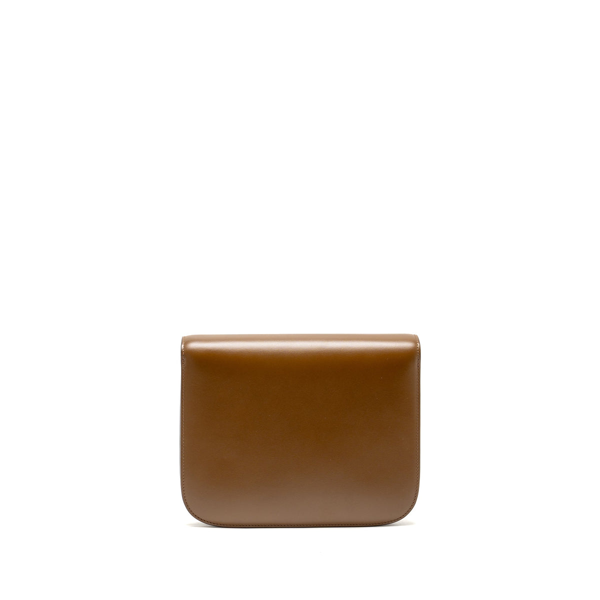 CELINE Medium Classic Box Bag Calfskin Caramel GHW