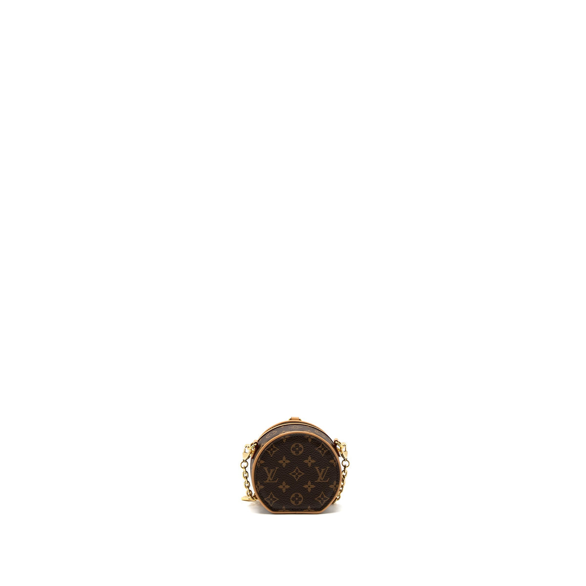 Louis Vuitton Boite Chapeau Mini Chain Bag Monogram Canvas GHW