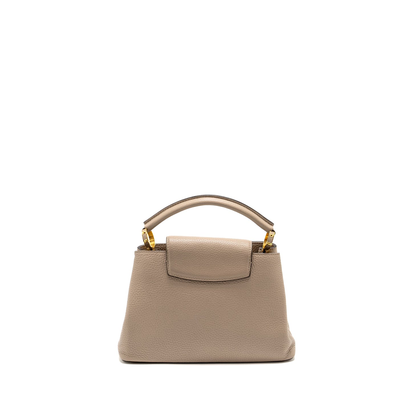 Louis Vuitton Capucines BB Taurillon Light Grey GHW