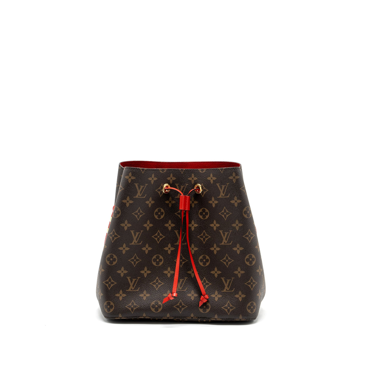 Louis Vuitton neonoe monogram canvas / red GHW
