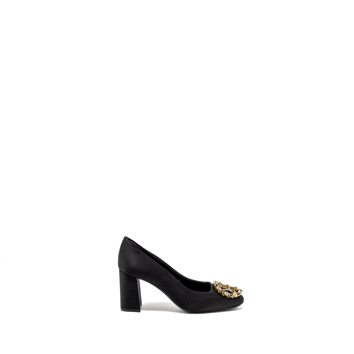 Louis Vuitton Size 36.5 Madeleine Heels Stain Black