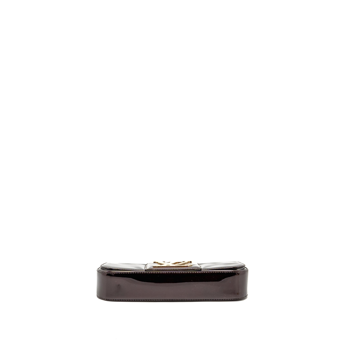 Louis Vuitton sobe clutch patent leather dark purple GHW