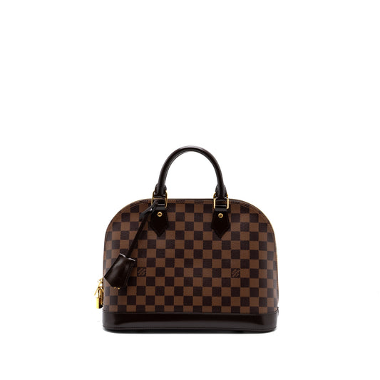 Louis Vuitton alma PM damier ebene GHW