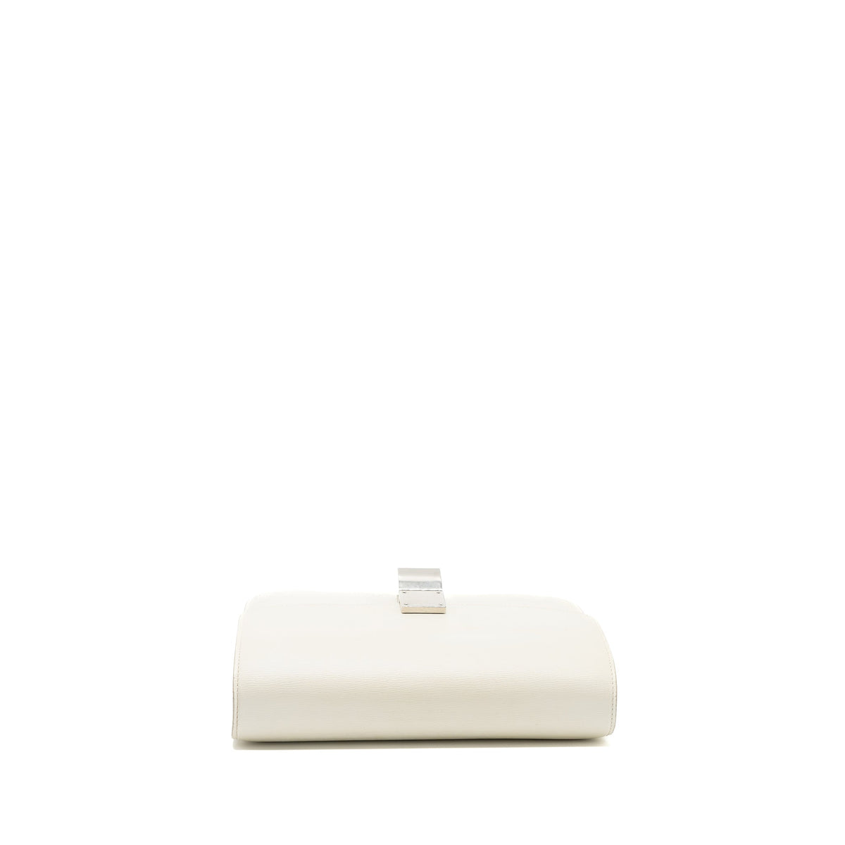 Celine Medium Classic Box Bag Calfskin White SHW