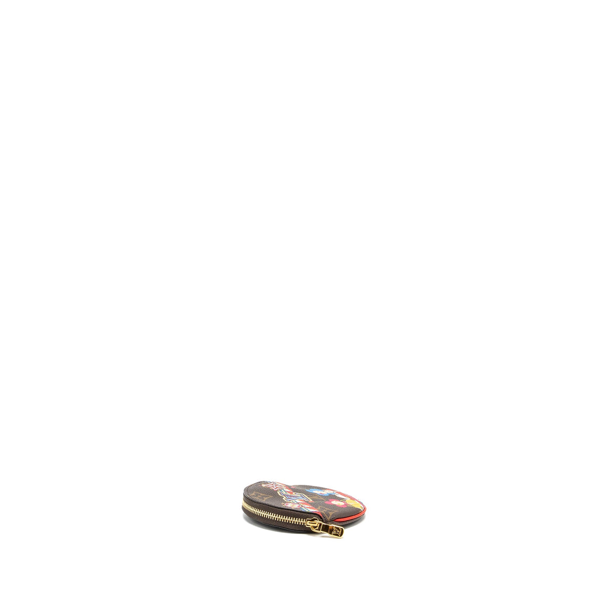 Louis Vuitton Round Coin Pouch Vivienne Bumper Car Monogram Canvas Multicolour GHW