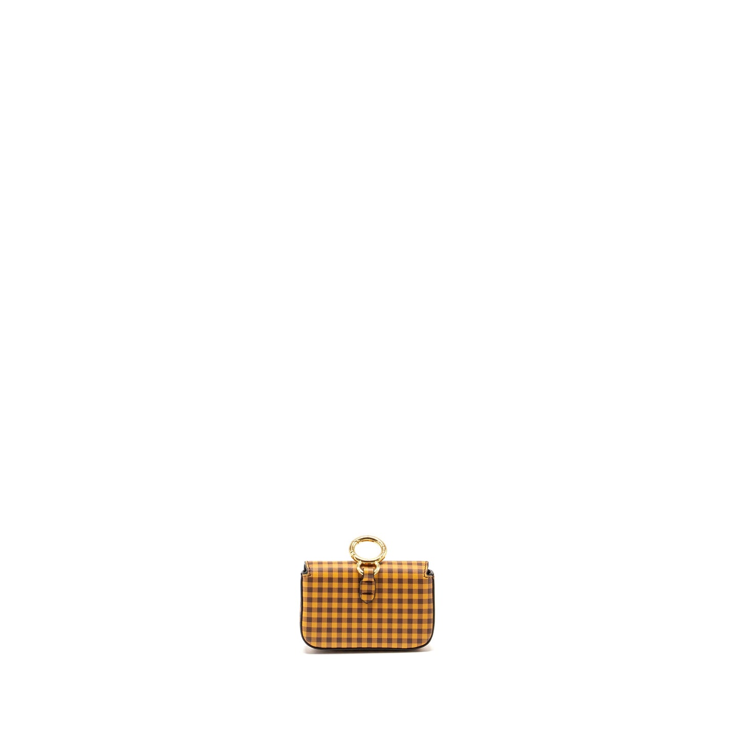 Fendi nano baguette bag charm leather yellow/multicolour GHW