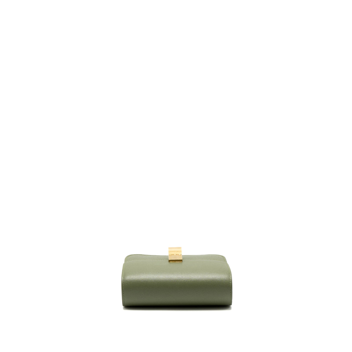 Celine Teen box Bag Calfskin Light Khaki GHW