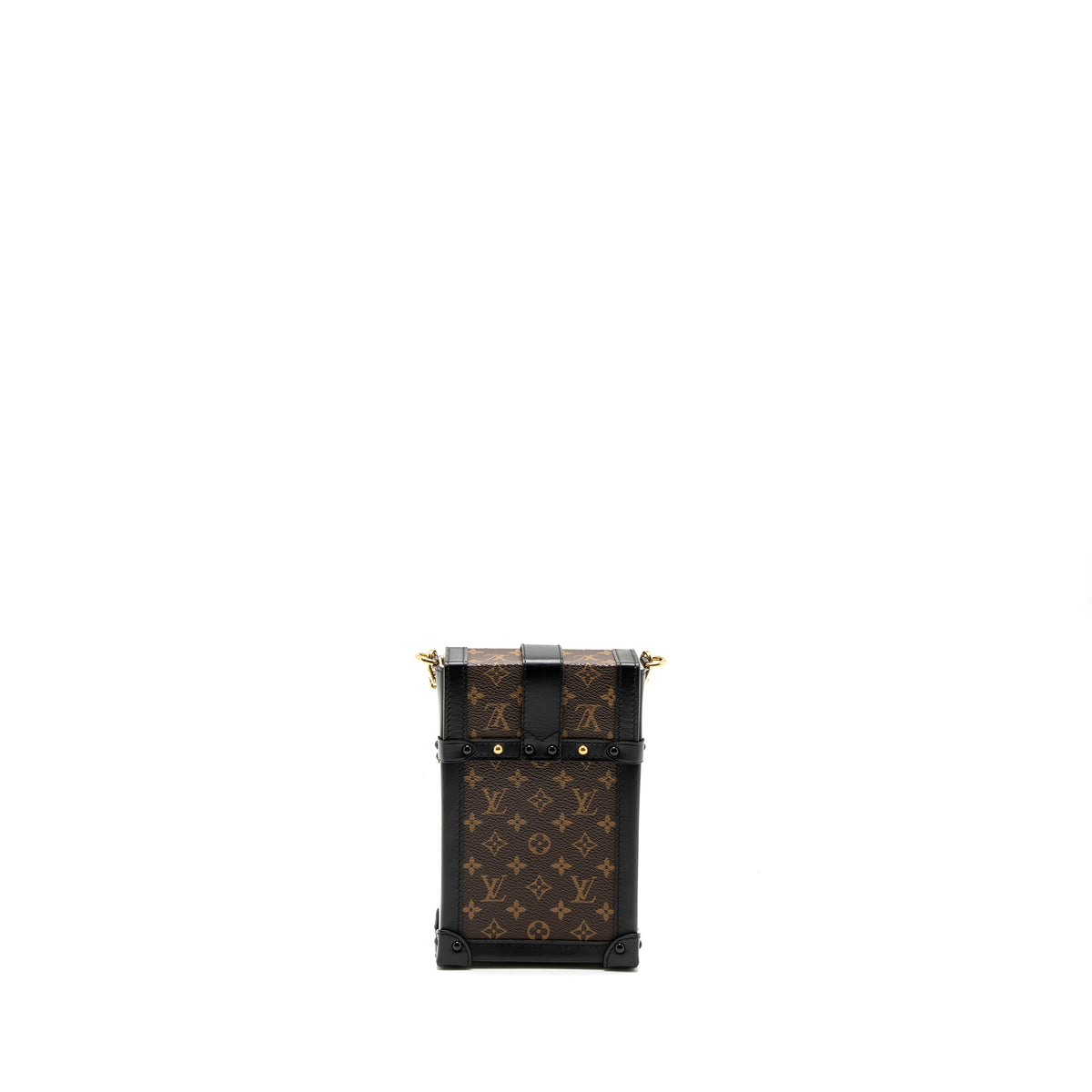 Louis Vuitton Vertical Trunk Pochette Monogram Canvas GHW