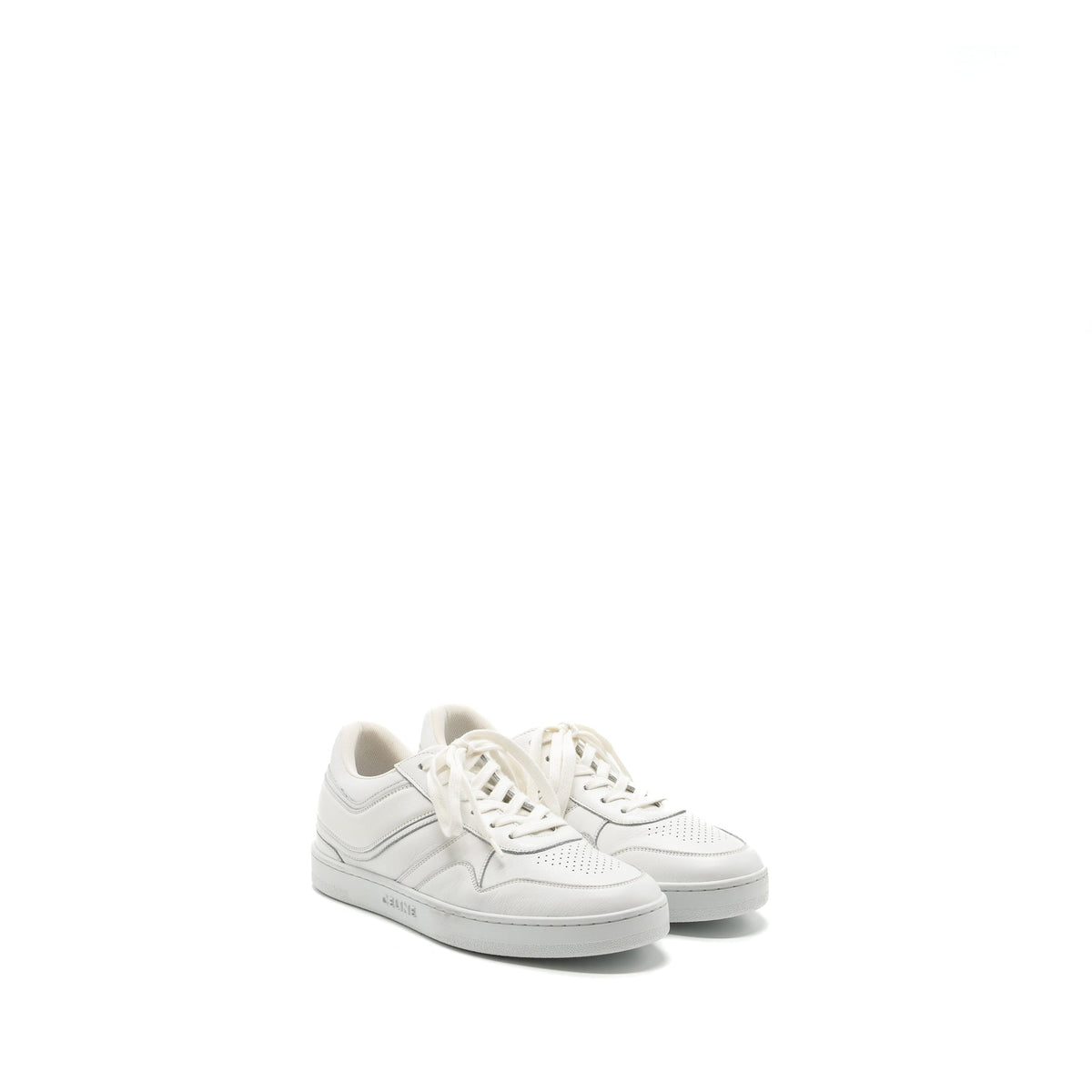 Celine size 40 low lace-up sneakers white