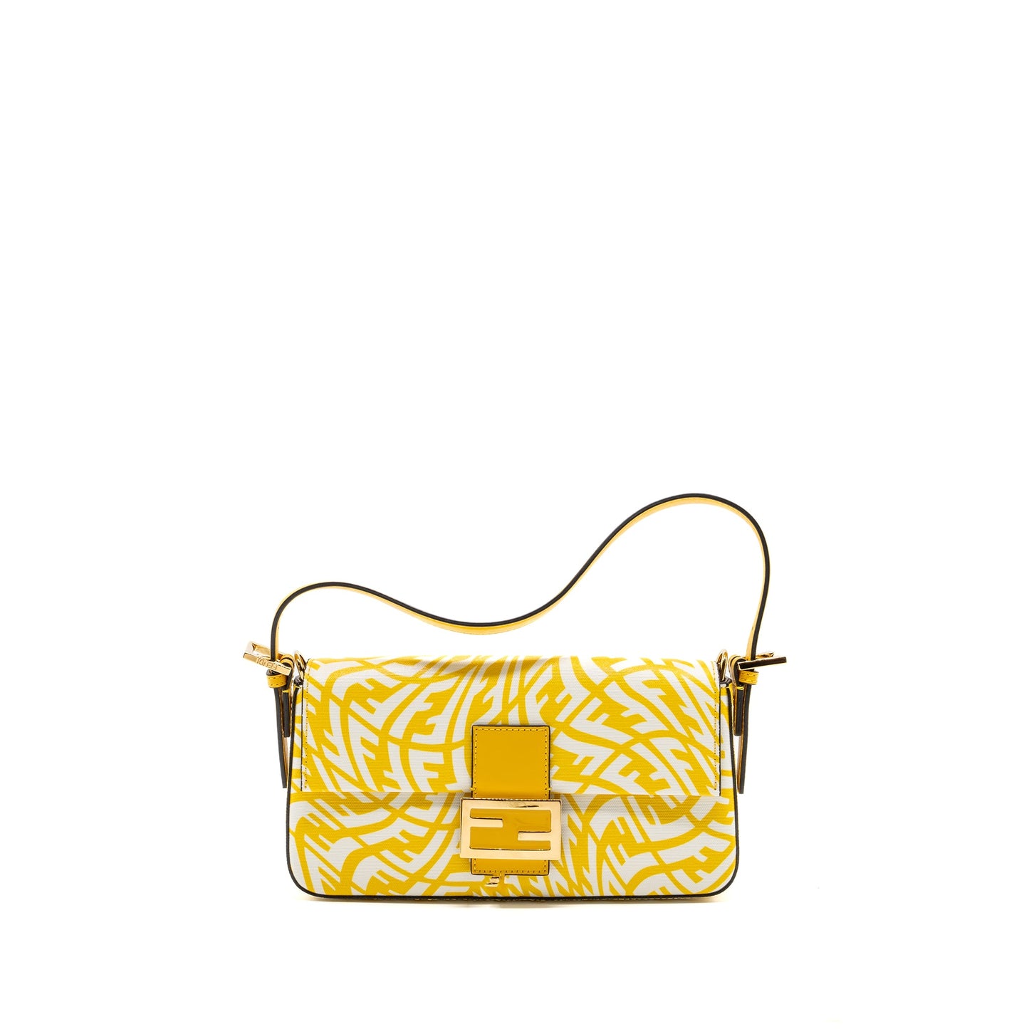 Fendi Baguette 1997 Canvas Vetrificato/FF Vertigo Print GHW