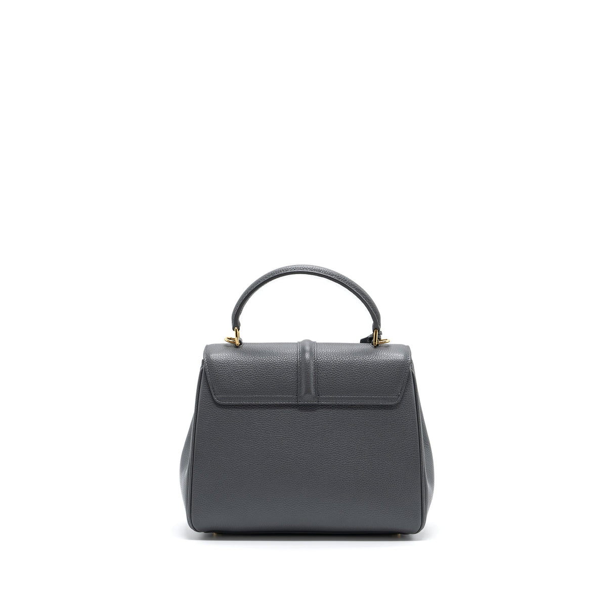 Celine Small 16 Bag Grained Calfskin Grey GHW