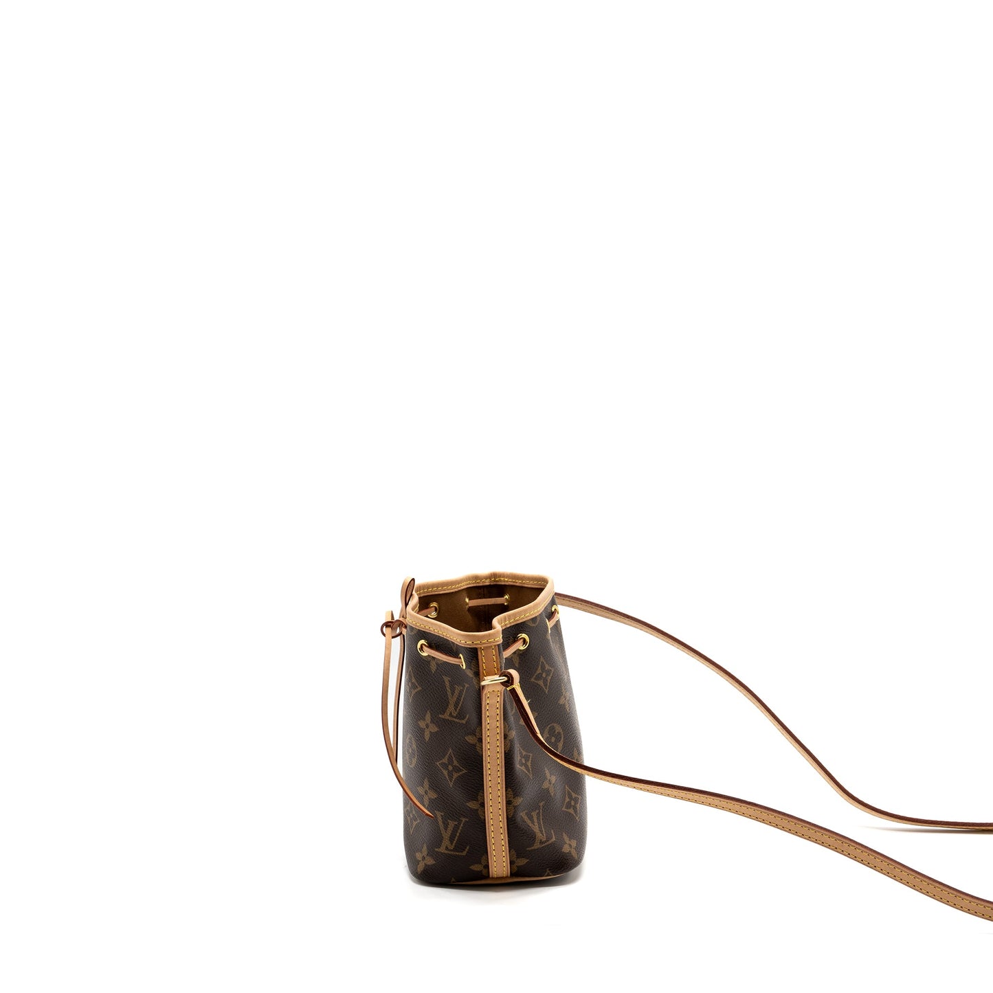 Louis Vuitton Nano Noe Monogram Canvas GHW