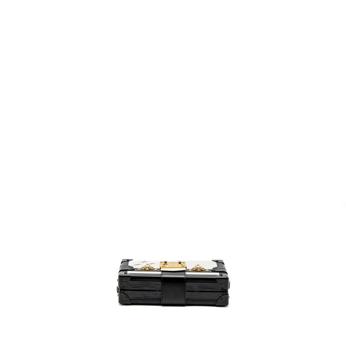 Louis Vuitton Petit Malle Epi White/Black GHW