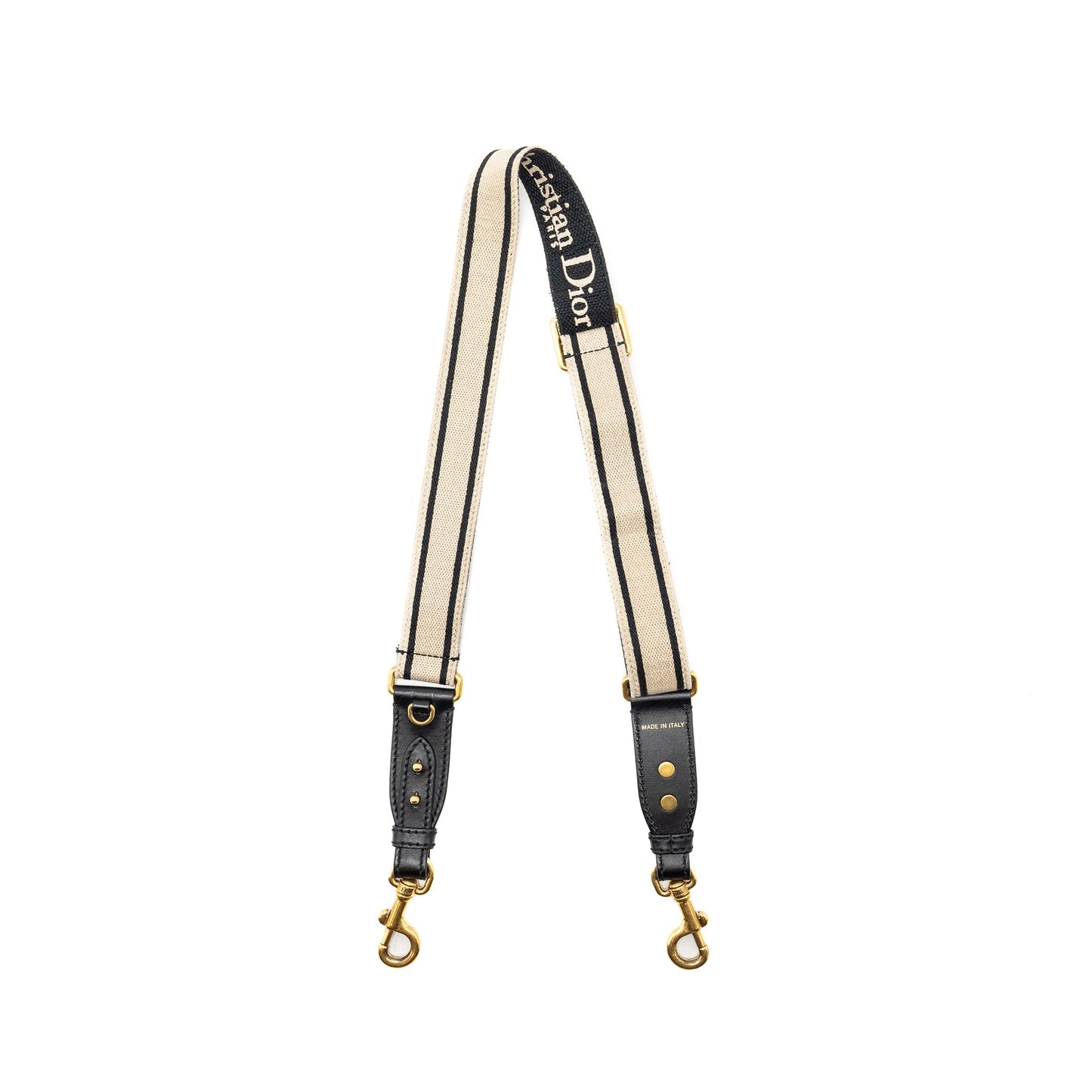 Dior Adjustable Shoulder Strap embroidery Multicolour GHW