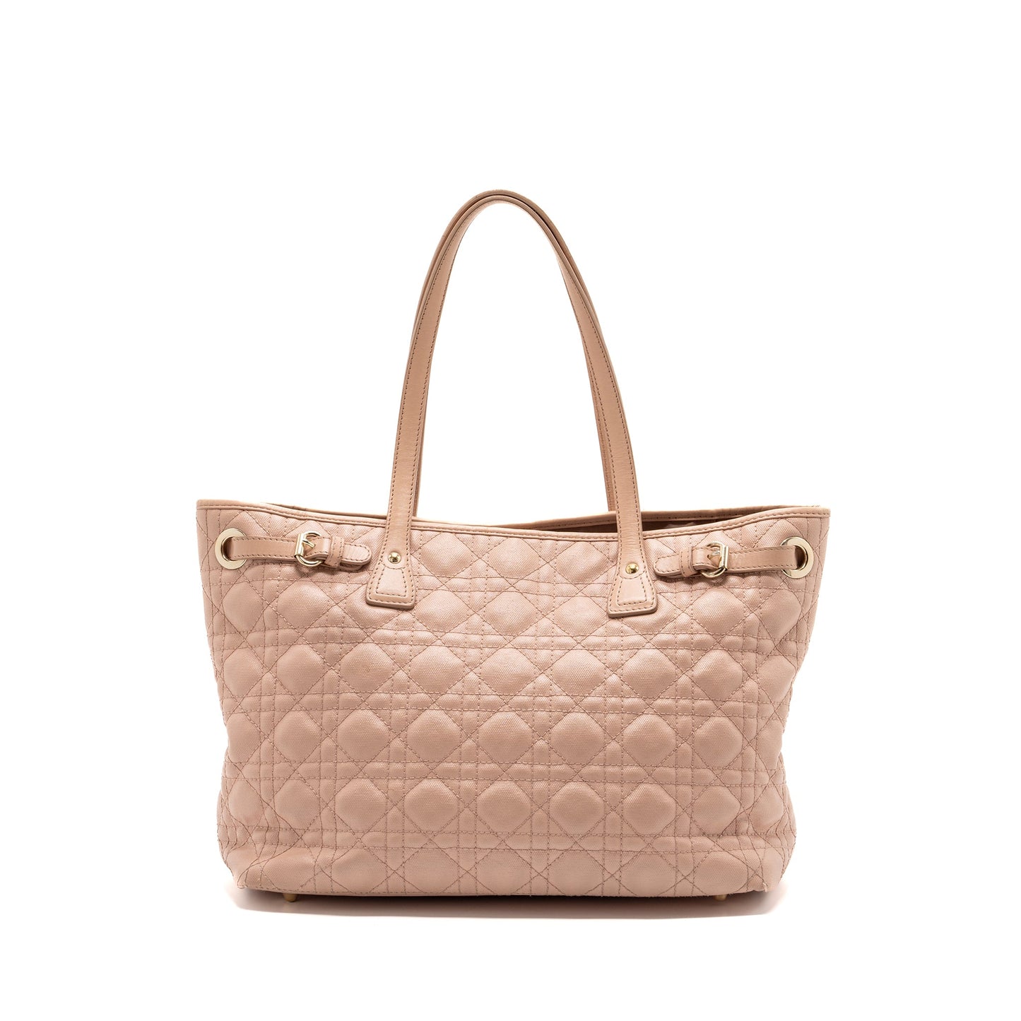 Dior small shopping tote bag light pink GHW