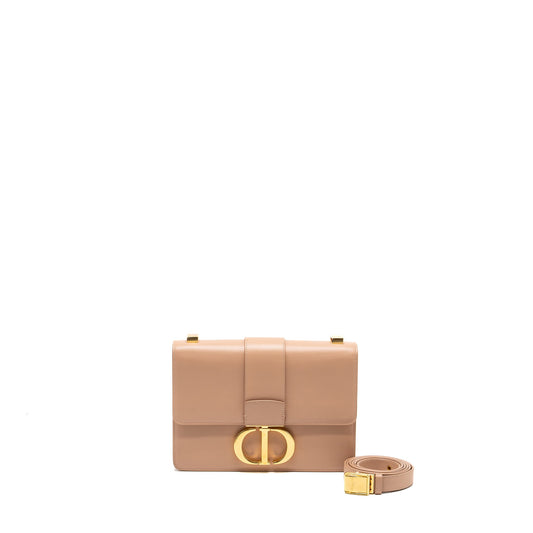 Dior 30 Montaigne Medium Flap Bag Calfskin Beige GHW