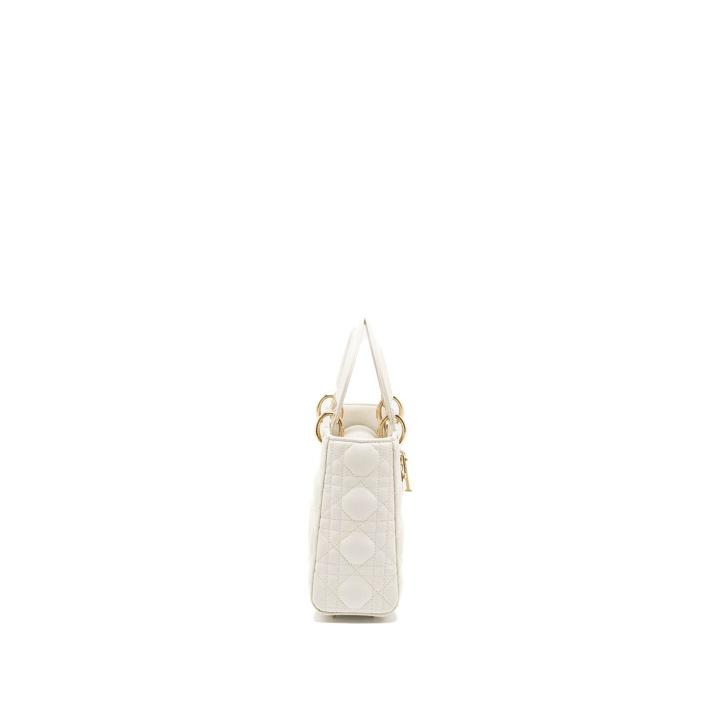Dior Small Lady My ABCDior Lambskin White LGHW