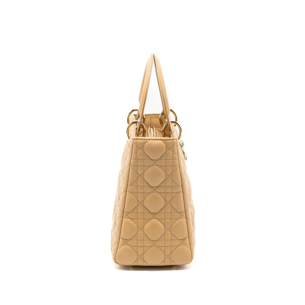 Dior Medium Lady Dior Lambskin Beige LGHW