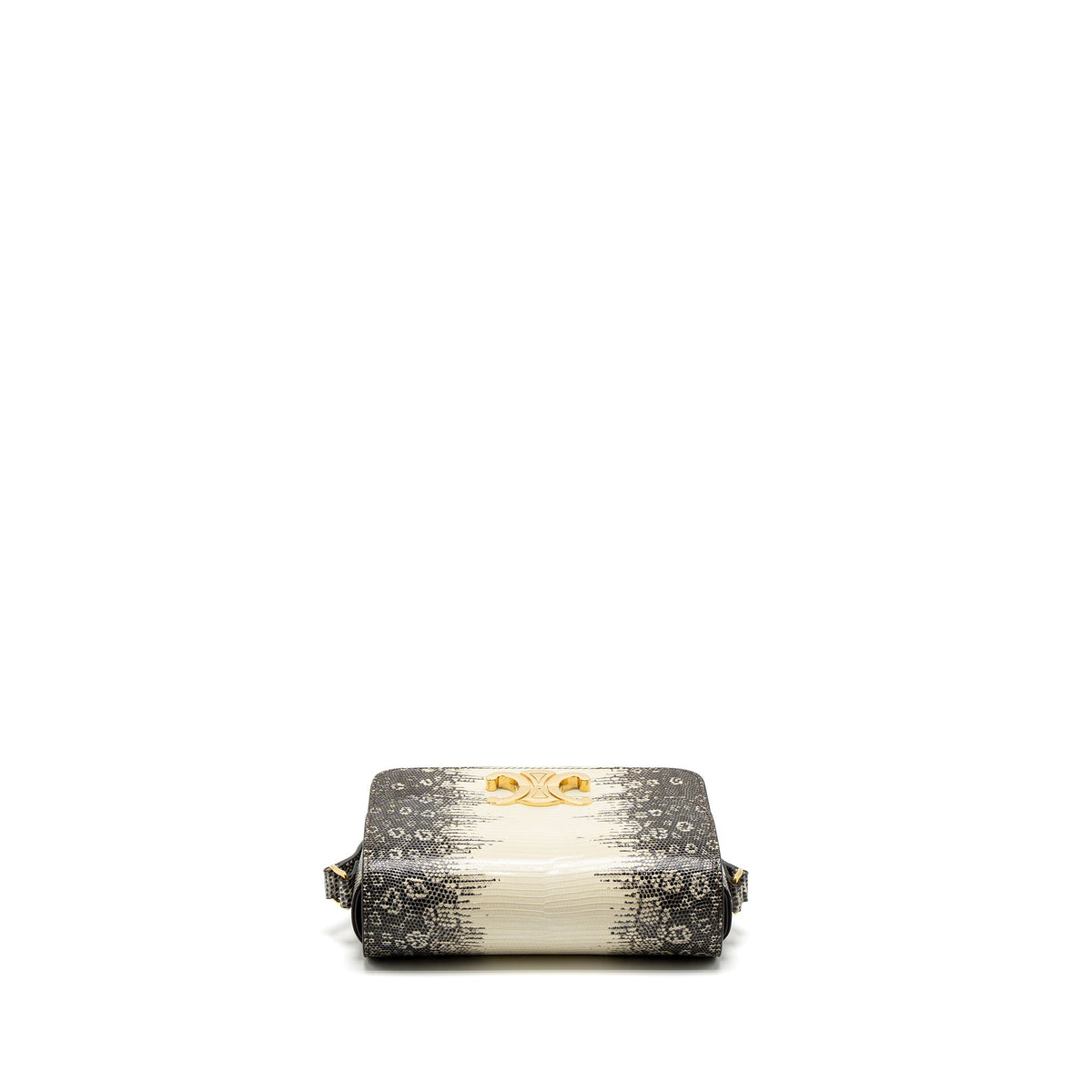 Celine Teen Triomphe Bag Lizard Natural Colour GHW