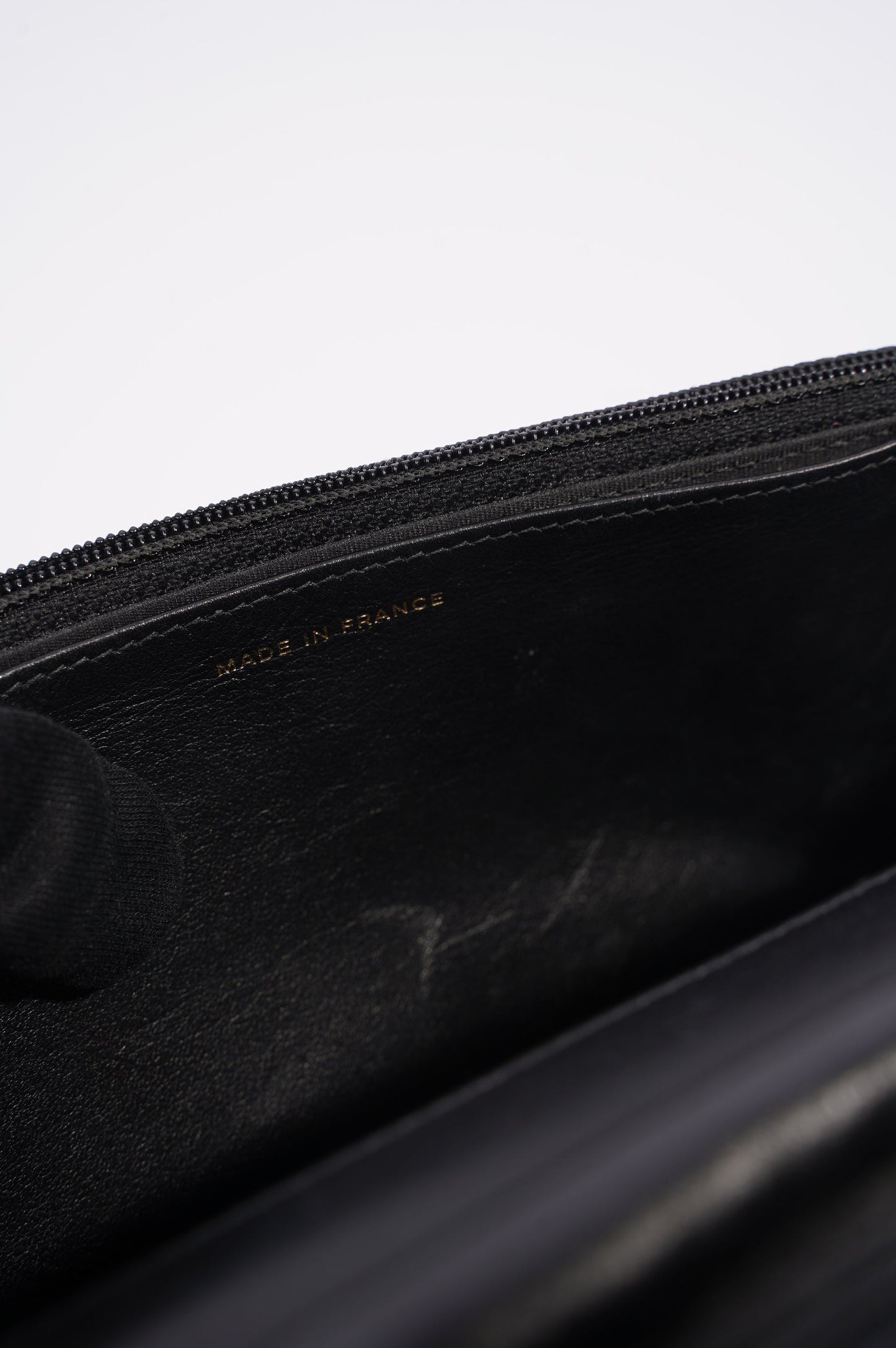 Chanel Womens Boy Wallet On Chain Black Caviar   Gold