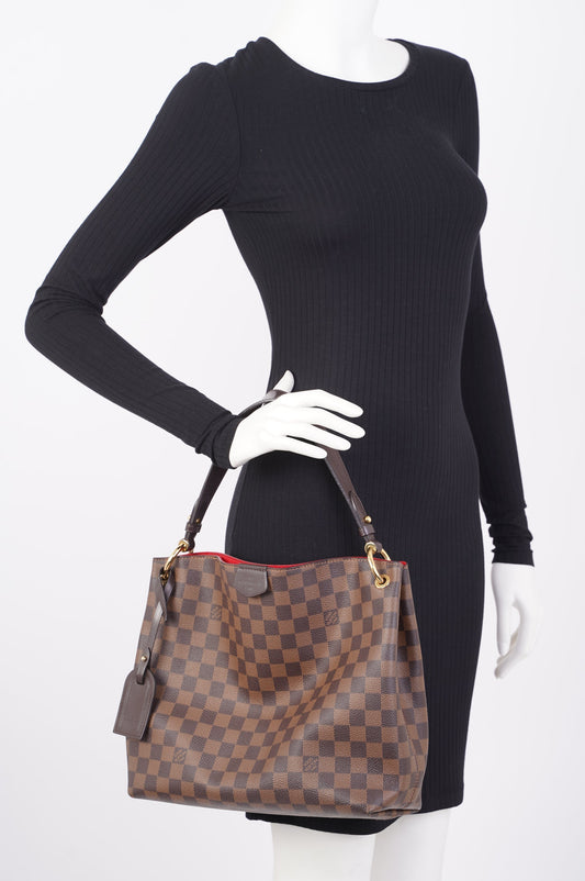 Louis Vuitton Graceful Bag Damier Ebene Canvas PM