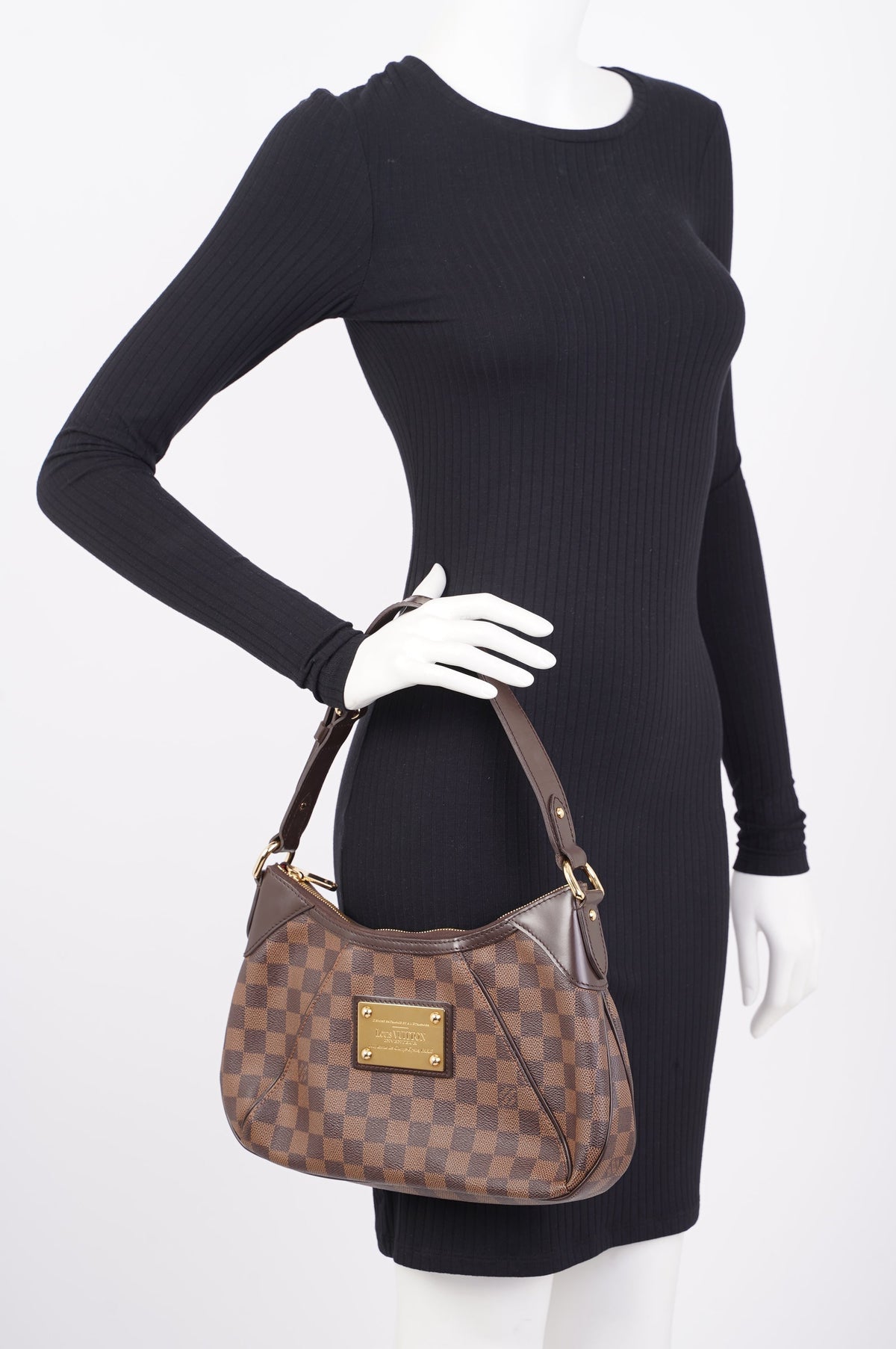 Louis Vuitton Thames Bag Damier Ebene Canvas PM