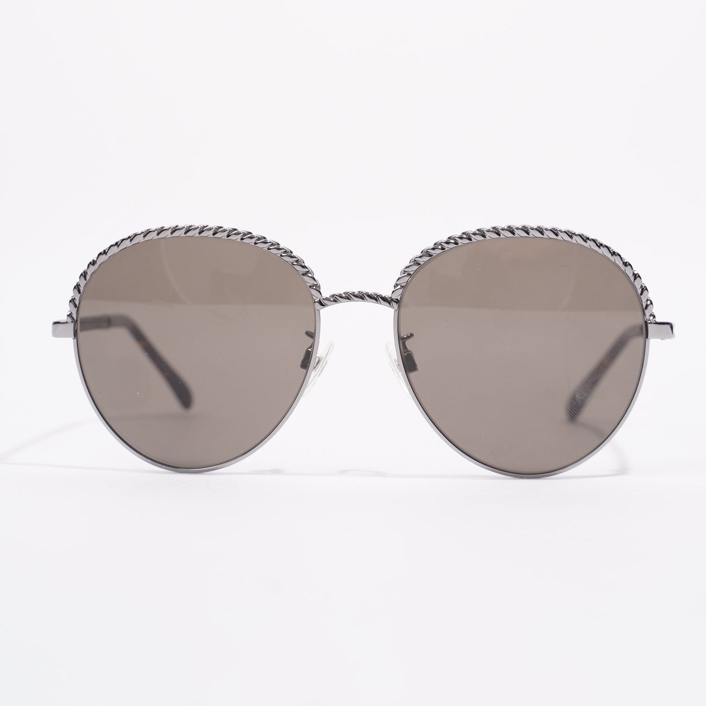 Chanel 4242 Sunglasses Black   Silver 135
