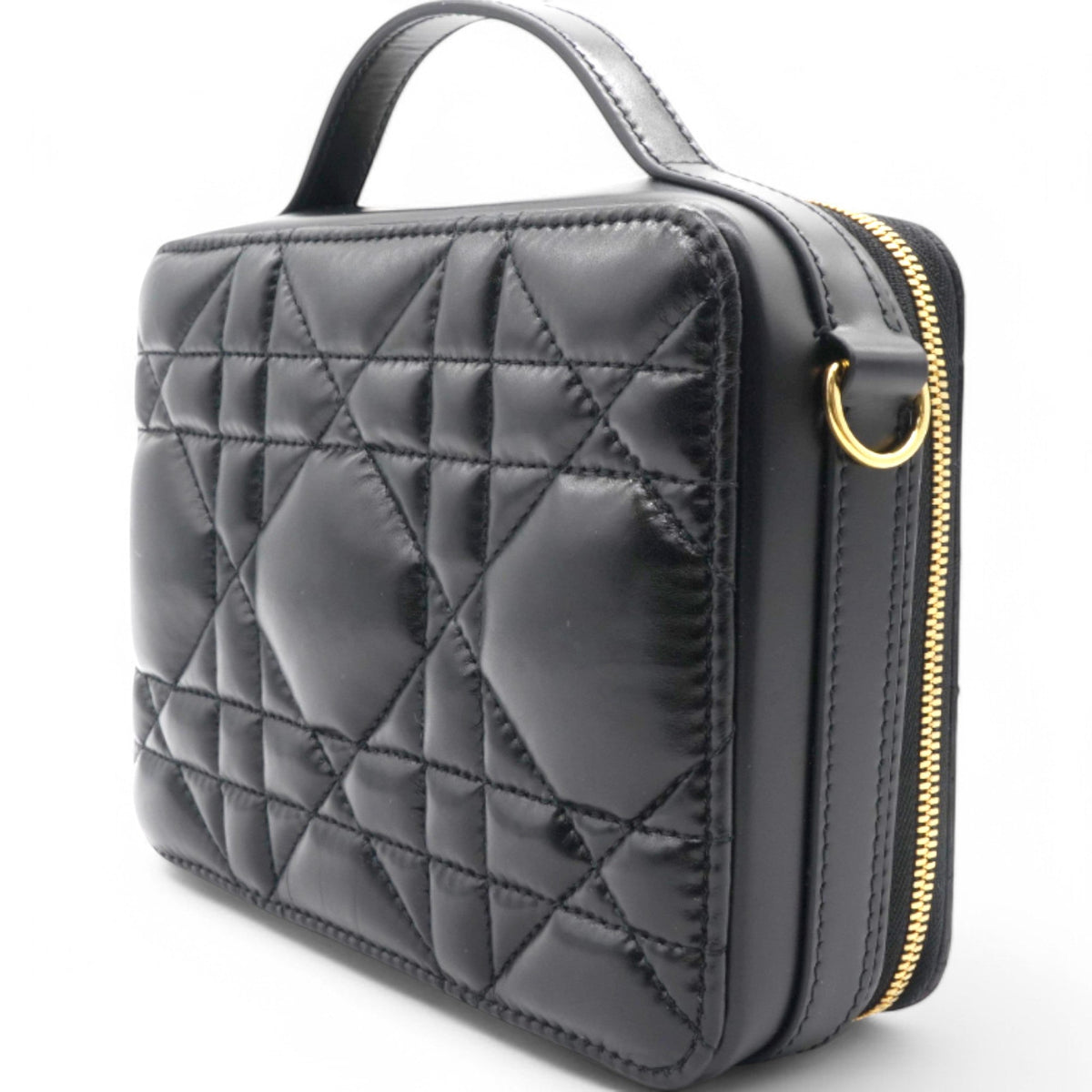 Dior Macro-Cannage Caro Box Bag Black