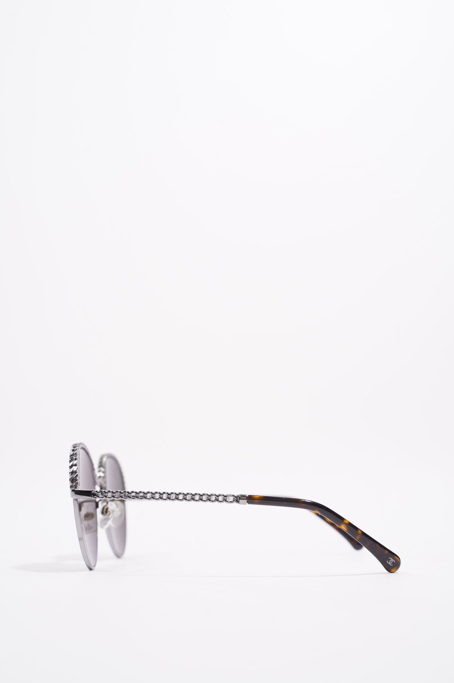 Chanel 4242 Sunglasses Black   Silver 135