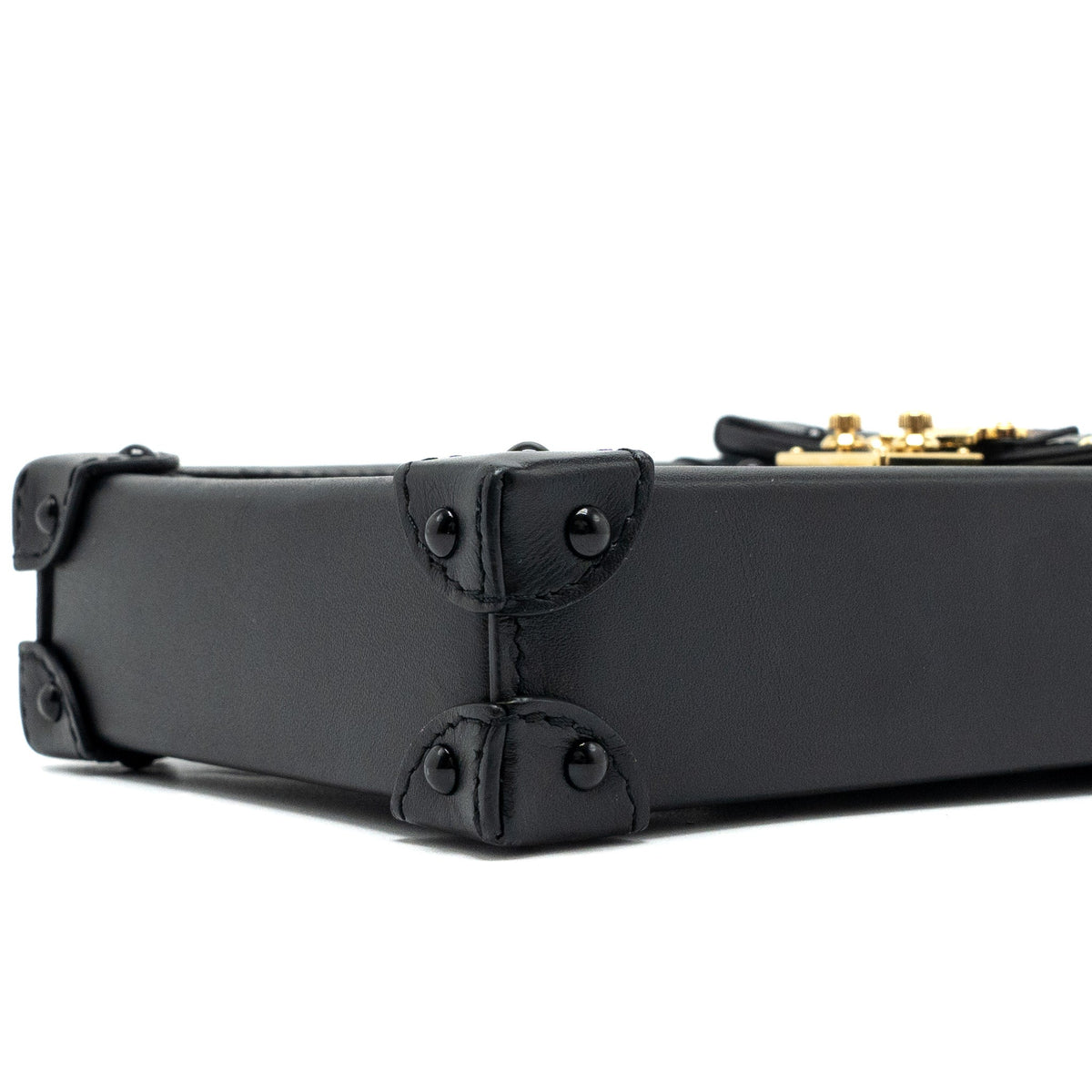Louis Vuitton Vertical Trunk Pochette Monogram Canvas GHW