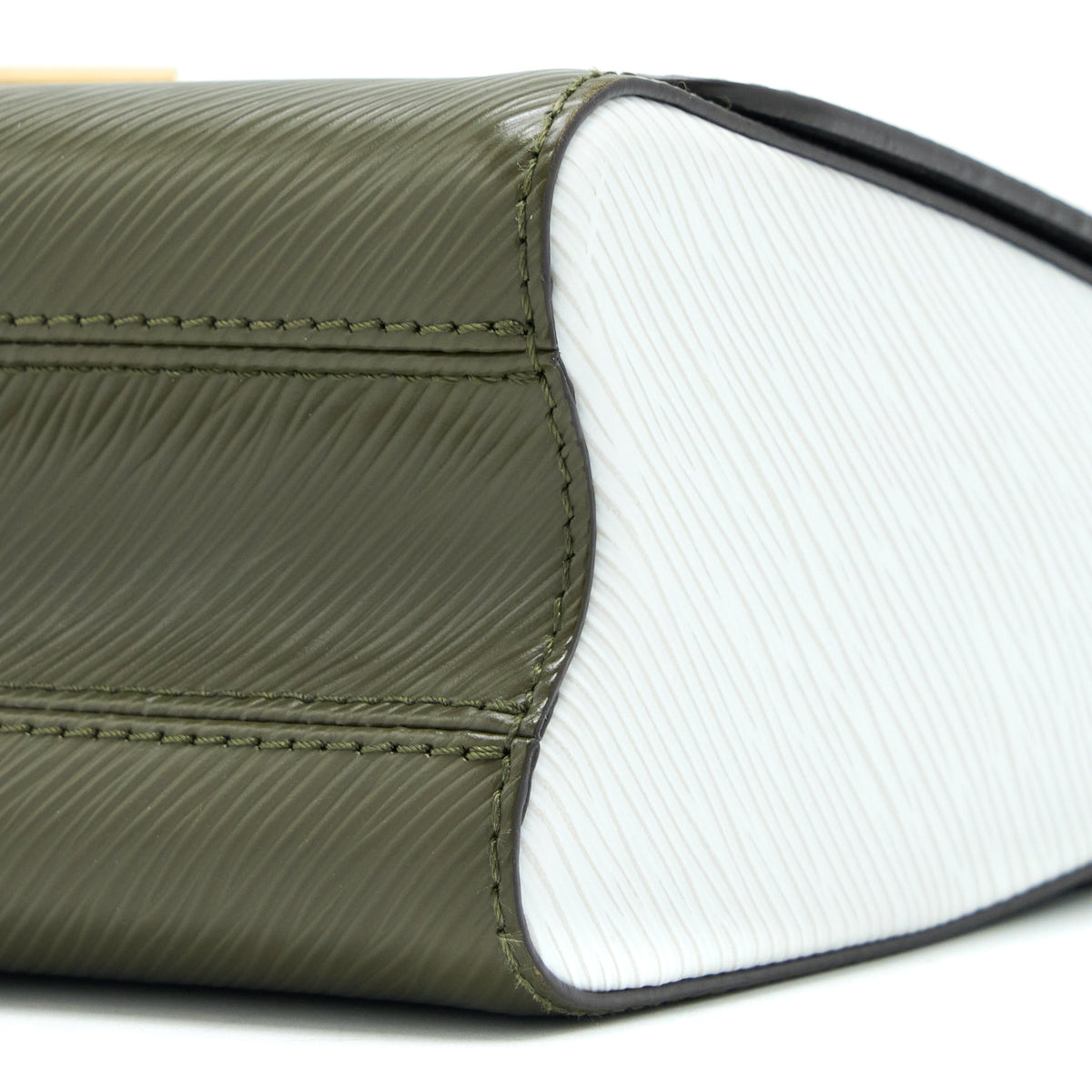 Louis Vuitton Twist Bag MM Epi Green/White GHW