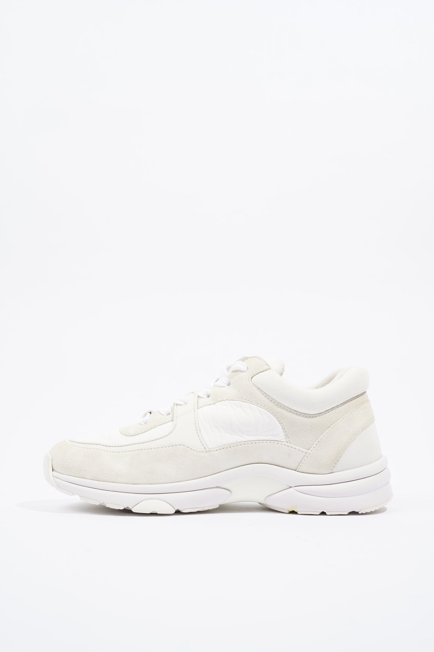 Chanel CC Runner White   Beige EU 38.5   UK 5.5