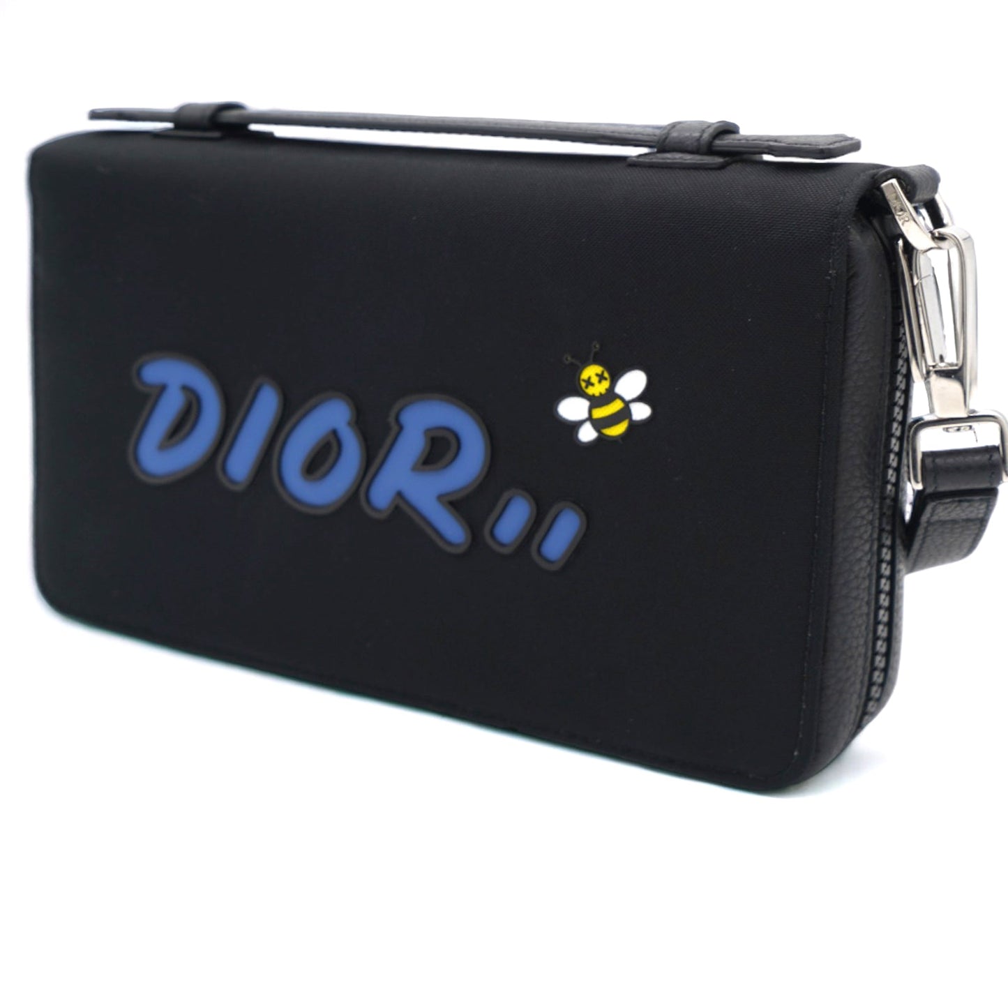 Dior X Kaws Bee Nylon Organizer Wallet